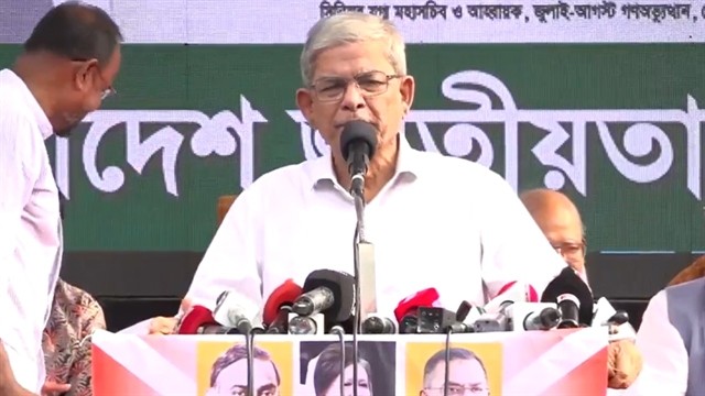 সেনাবাহিনীকে ধন্যবাদ জানালেন মির্জা ফখরুল
